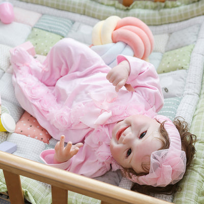 Muñeca Bebé Reborn con Ojos Acrílicos Sonrientes - Image 3
