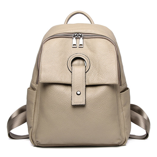 Mochila Bolso de Cuero Genuino para Mujer - Gran Capacidad y Estilo - Image 4