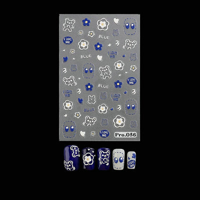 Decoraciones de Uñas Adhesivas Fantasma, Calavera y Telaraña - Image 14