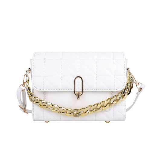 Bolso de Hombro Cadena Rombo Cuadrado Pequeño - Image 15