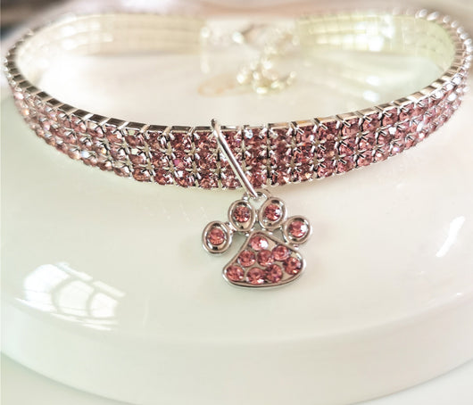 Collar de Diamantes para Mascotas - Joya Elástica Multicolor para Gatos y Perros - Image 11