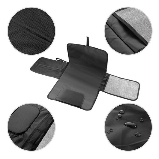 Cambiador Portátil Plegable Impermeable para Bebé con Bolsa de Almacenamiento - Image 5