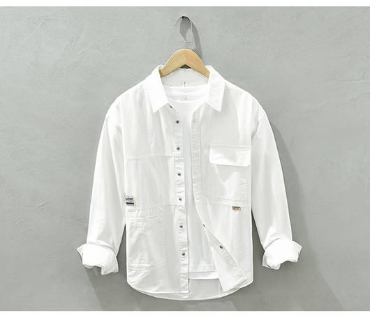 Camisa Casual Suelta para Hombre - Image 14