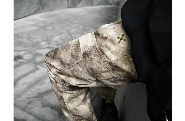 Pantalones Cargo Camuflaje Sueltos - Estilo Hip Hop Urbano para Hombre