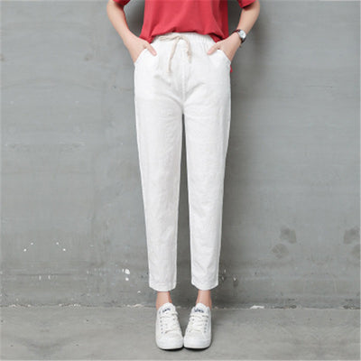 Pantalones de Lino Casual - Image 19