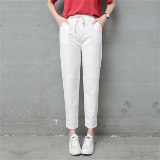 Pantalones de Lino Casual - Image 19