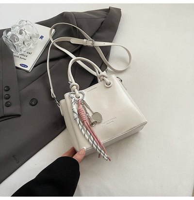 Bolso Bandolera de Moda para Mujer - Bolsa Bucket Portátil - Image 11