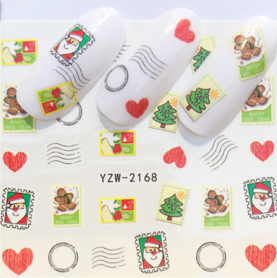 Calcomanías Navideñas para Uñas - Pegatinas de Transferencia Agua Full Cover - Image 19