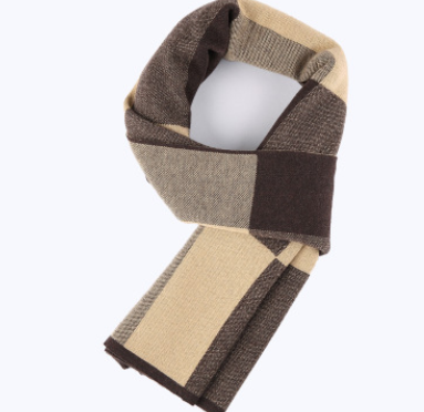 Bufanda de Lana Cuadros para Hombre - Invierno Cálido y Elegante - Image 12
