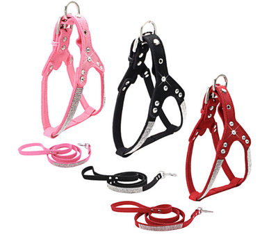 Arnés de Pecho para Mascotas con Brillantes - Image 15