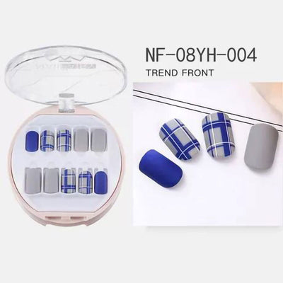 Uñas Postizas Coreanas Removibles Waterproof - Set 30 Piezas Manicura Instantánea - Image 57