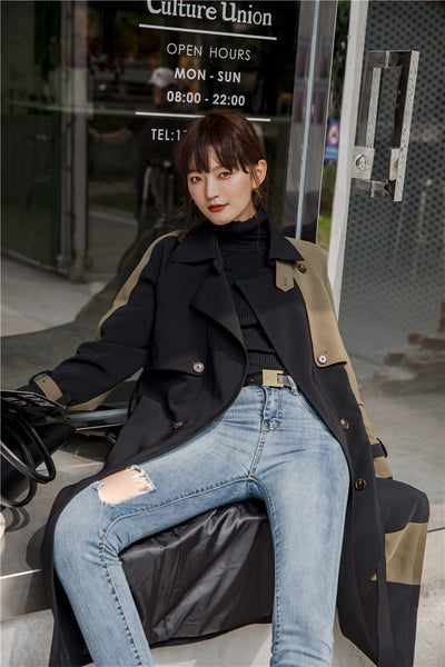 Gabardina Midi con Cordones para Mujer - Image 4