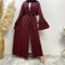 Cardigan Elegante con Bolsillos y Doble Manga para Mujer