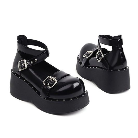Zapatos Retro Otoñal con Suela Gruesa para Mujer Talla Grande - Image 14