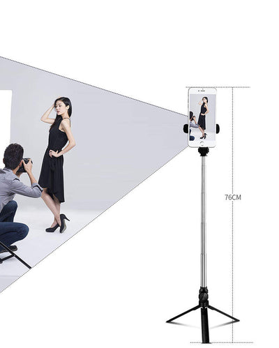 Trípode Selfie Compatible con Apple - Soporte Ajustable para iPhone - Image 3