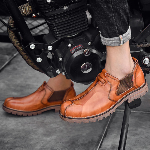 Botas Martin de Cuero Bajo para Hombre