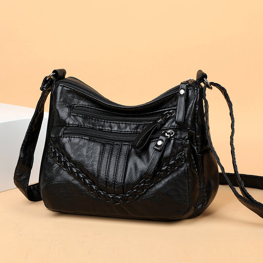 Bolso Bandolera de Cuero Suave para Mujer Madura - Elegancia y Comodidad