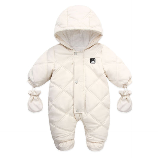 Mameluco Infantil Térmico con Capucha y Guantes Integrados