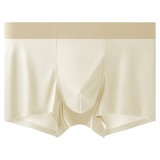 Calzoncillos Boxer Briefs de Seda de Hielo Satinada Antibacteriana para Hombre - Image 7