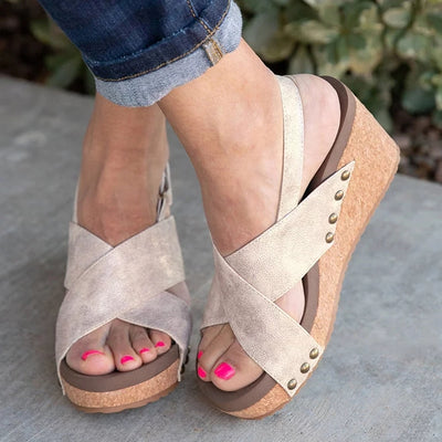 Sandalias Romanas de Tacón Cuña para Mujer - Image 5