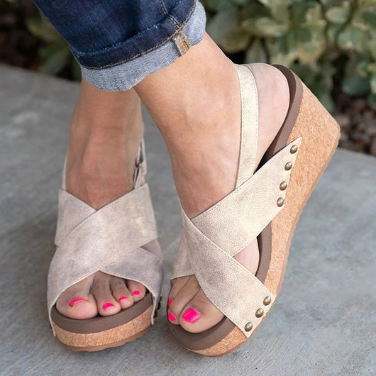 Sandalias Romanas de Tacón Cuña para Mujer - Image 5