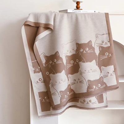 Bufanda Reversible Infantil de Imitación Cashmira con Diseño Cartoon para Otoño e Invierno - Image 6