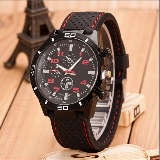 Reloj Deportivo para Hombre con Correa de Diseño Automovilístico - Image 5
