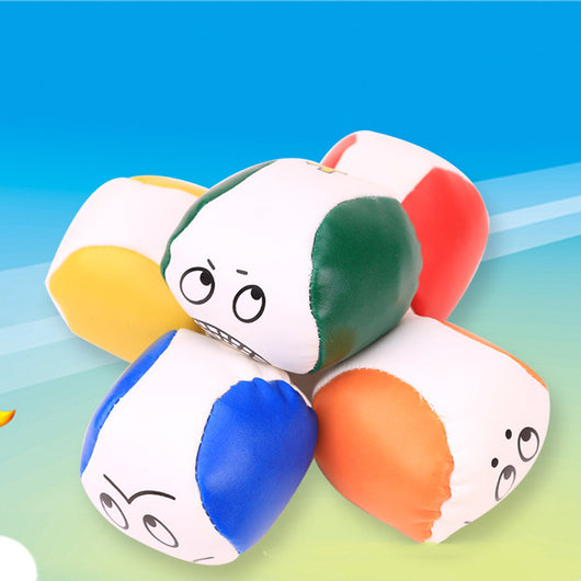 Pelota Sensorial de Cuero PU con Diseño Infantil