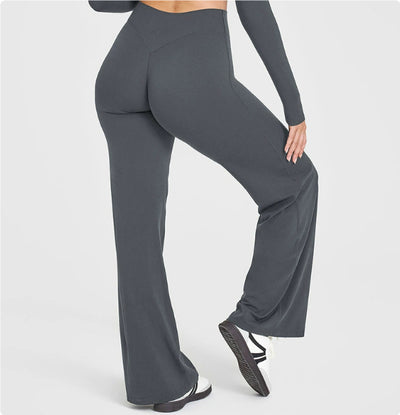 Pantalones de Yoga Rectos Holgados para Mujer - Image 7
