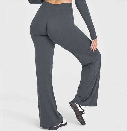 Pantalones de Yoga Rectos Holgados para Mujer - Image 7