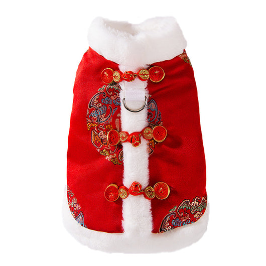 Ropa Acolchada de Año Nuevo para Mascotas - Abrigos Festivos para Perros y Gatos - Image 11