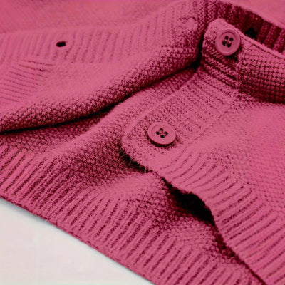 Cardigan Tejido de Abrigo en Colores Puros para Mujer - Image 4