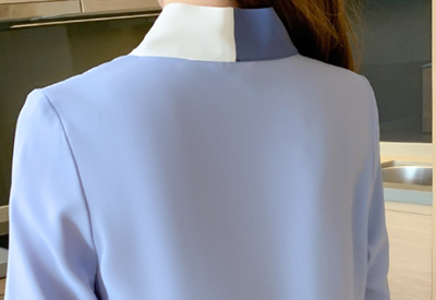 Blusa Vaquera de Gasa con Encaje y Manga Larga - Image 14