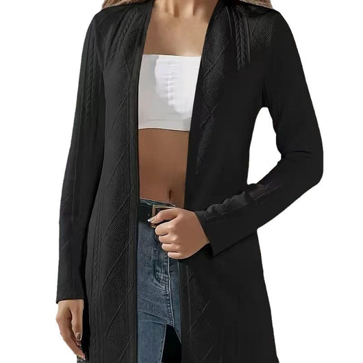 Cardigan Texturizado de Manga Larga para Mujer - Image 3
