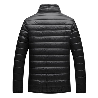 Chaqueta Acolchada para Hombre con Capucha y Colores Pastel - Image 12