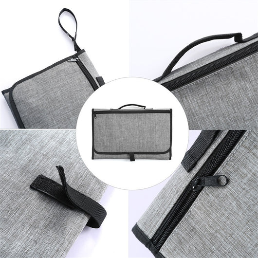 Cambiador Portátil Plegable Impermeable para Bebé con Bolsa de Almacenamiento - Image 4