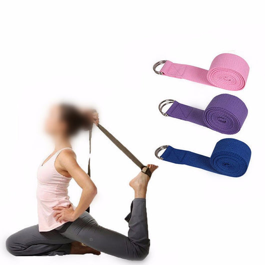 Banda Elástica de Algodón para Yoga y Estiramiento
