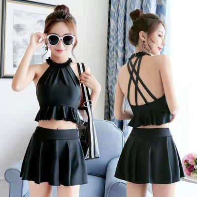 Traje de Baño Clásico con Fruncido Elegante - Image 14