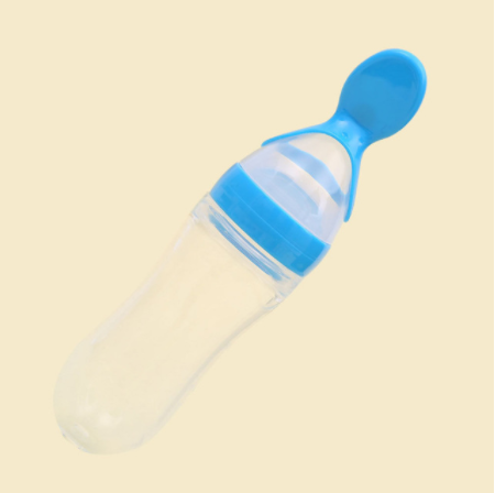 Cuchara Silicona para Papilla de Bebé