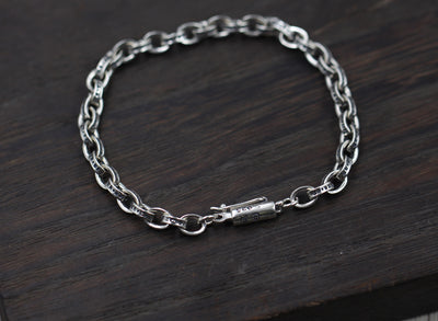Pulsera de Plata Esterlina 925 con Letras del Alfabeto Inglés - Image 10