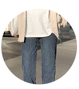 Jeans Petite de Cintura Alta Elásticos Versátiles para Mujer - Image 12