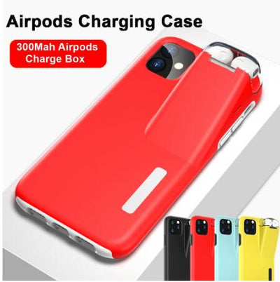 Funda Protectora Negra con Borde para Estuche de Carga AirPods Compatible con Apple - Image 11