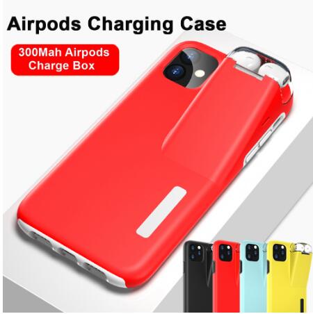 Funda Protectora Negra con Borde para Estuche de Carga AirPods Compatible con Apple - Image 11