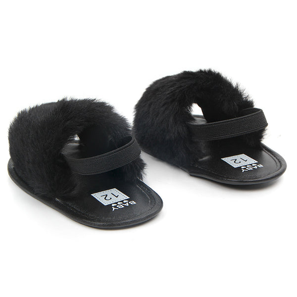 Sandalias para bebé multicolor con suela suave y elástico cómodo - Image 10
