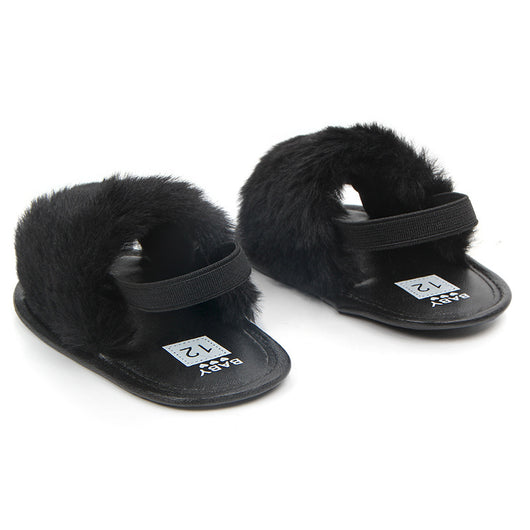 Sandalias para bebé multicolor con suela suave y elástico cómodo - Image 10