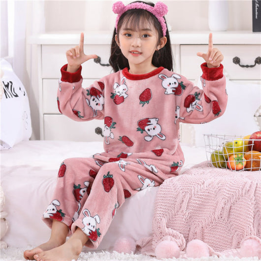 Pijama Infantil de Invierno para Niñas con Forro de Terciopelo - Image 12
