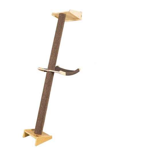 Árbol Rascador de Madera Maciza para Gatos con Bandeja y Estantes - Image 11
