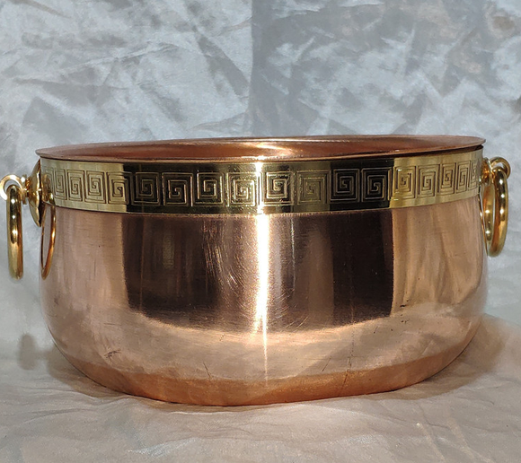 Olla Caliente Individual de Cobre