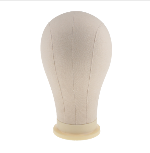 Cabeza de Entrenamiento Profesional para Estilismo con Bloque de Corcho y Pinza de Mesa