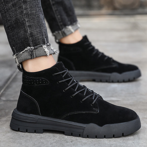 Botas Martin de Estilo Británico con Herrajes